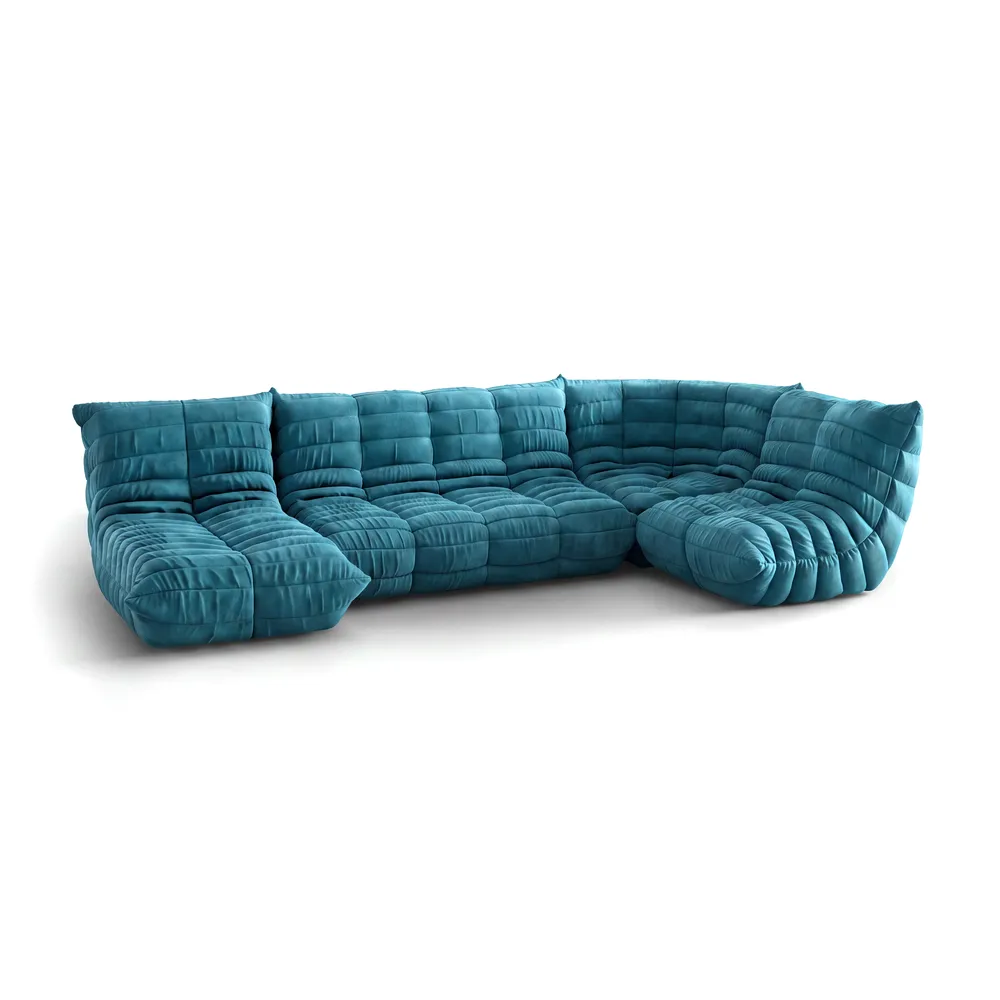 Chenille в ткани Novus, синий